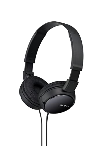 Sony MDR-ZX110 Overhead Headphones - Black , BASIC, Pack of 1 - Black - Basic - Single