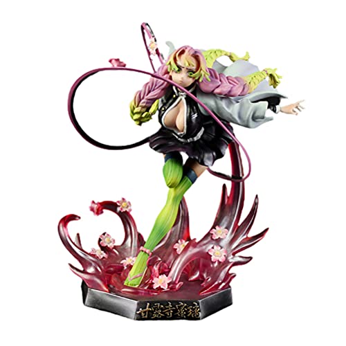 Demon Slayer Figure Kanroji Mitsuri Figure Sophisticated Anime Figure with High Degree of Reduction Action Figure Model Toys Doll Gift 8.67 in