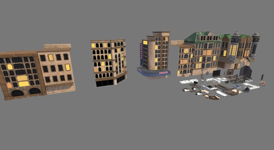 Metro Heights Asset Pack (Indie Commercial)