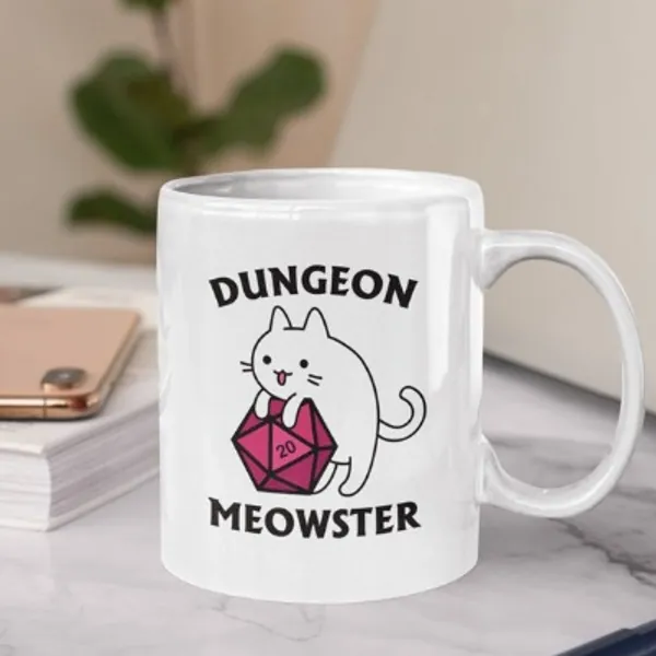 Dungeon Meowster Mug 