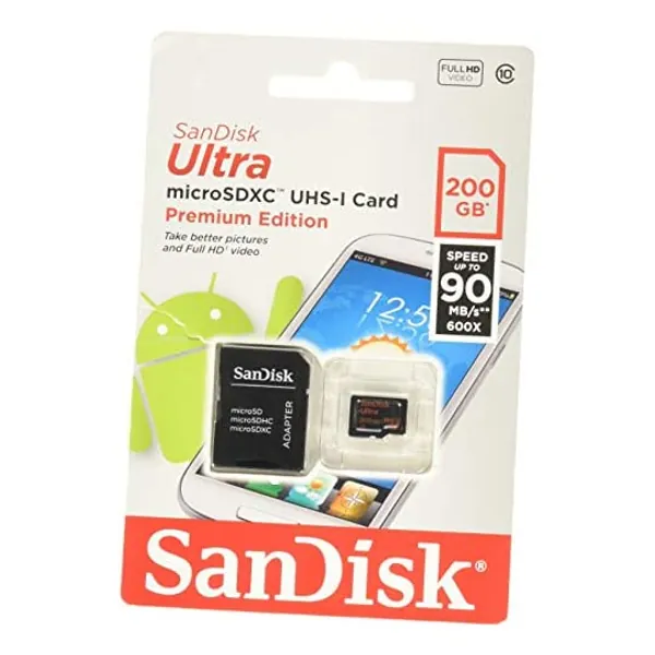 
                            SanDisk Ultra 200GB Micro SD (SDSDQUAN-200G-G4A)
                        