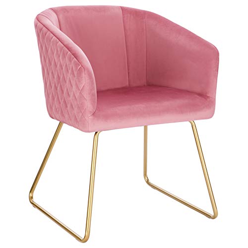 Pink Velours Chair