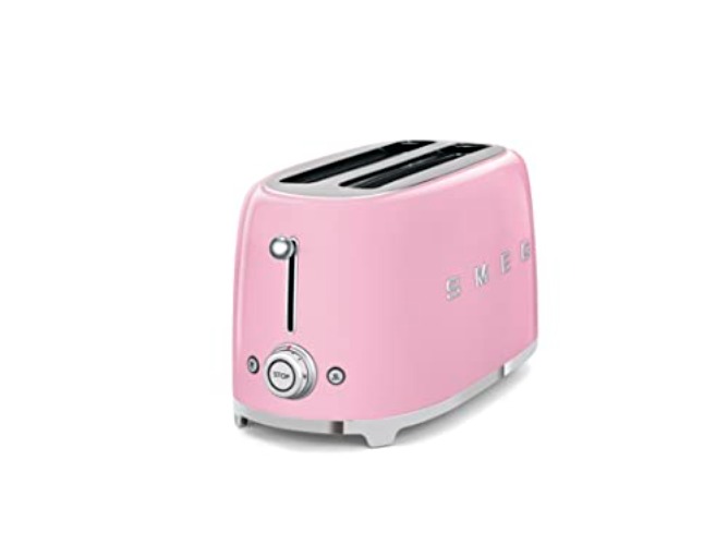 Smeg 2-slice toaster (Pink) - Medium - Pink