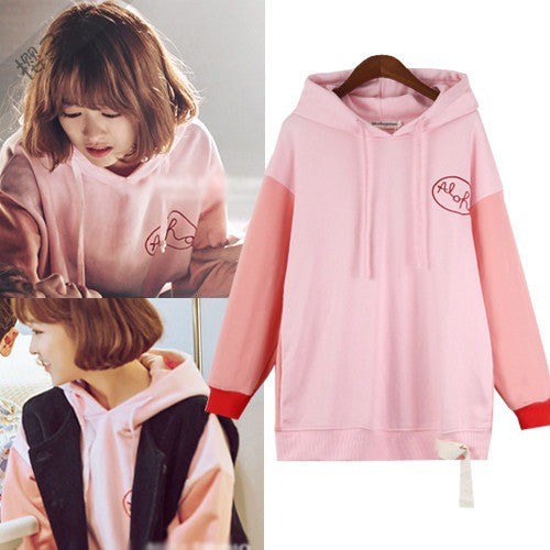 STRONG WOMAN DO BONG SOON  PARK BO YOUNG PINK HOODIE | S / PINK