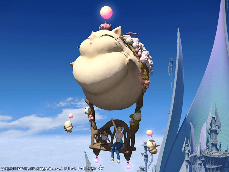 Mount: Fat Moogle (Account-wide) | FINAL FANTASY XIV Online Store