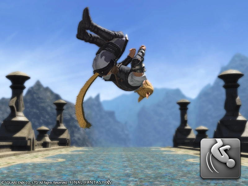 Emote: Backflip | FINAL FANTASY XIV Online Store