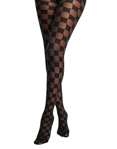 Chessboard Pattern Tights