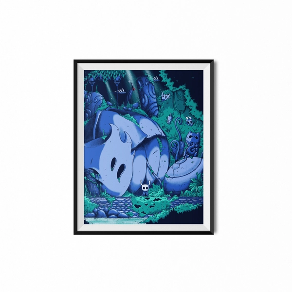 Hollow Journey | Hollow Knight inspired print