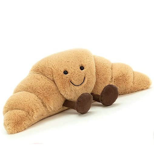 Cute Pretzel Crossant Toast Plush 