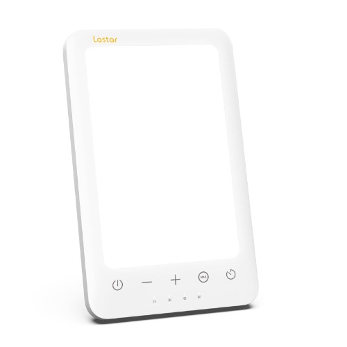 LASTAR Light Therapy Lamp, UV-Free 10000 Lux Sun Lamp, Wall Mountable Sunlight Lamp with 5 Adjustable Brightness Levels and 4 Timer Function for Seasonal Sunlight Changes Winter Depression Light - 