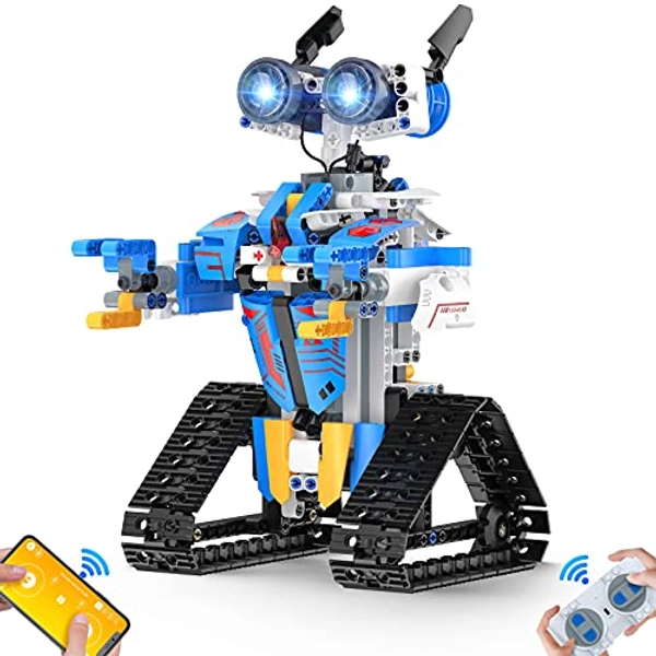 Henoda Robot Toys for 8-16 Year Old Boys Girls Kids with APP or Remote Control Science Programmable Building Block Kit, STEM Projects Educational Birthday Gifts - 15049