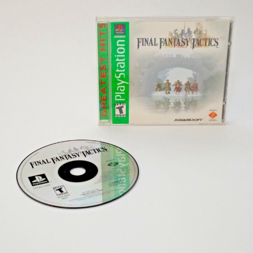 Final Fantasy Tactics w/ manual CIB (Sony PlayStation 1, 1998) complete