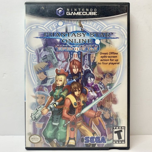 Phantasy Star Online: Episode I &amp; II (Nintendo GameCube, 2002) CIB Tested