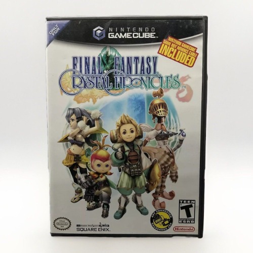 Final Fantasy: Crystal Chronicles FF Nintendo GameCube 2004 CIB+ Complete Tested