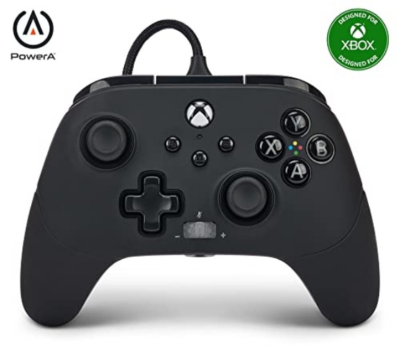 PowerA FUSION Pro 3 Wired Controller for Xbox Series X|S, Xbox One, Mappable Advanced Gaming Buttons, Xbox Controller, Trigger Locks, Black, Officially Licensed for Xbox - Fusion Pro 3 - Rear Buttons