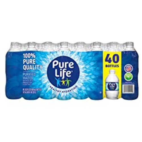 Nestle - Pure Life, Purified Water, 676 Fl Ounce (16.9oz / 40pk)
