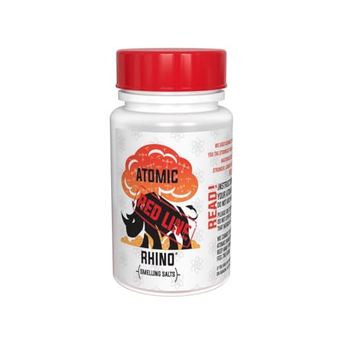 Atomic Rhino Smelling Salts Redline Salt Long Lasting Preformance Ready to Use