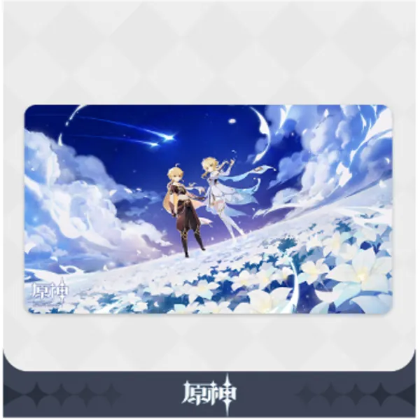 Genshin impact flower field mousepad