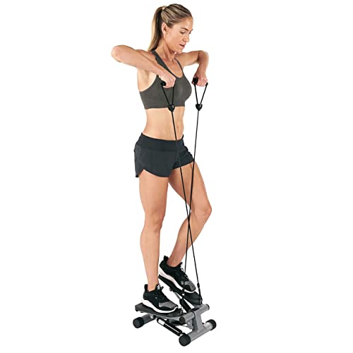 Sunny Health & Fitness Mini Stepper for Exercise Low-Impact Stair Step Cardio Equipment with Digital Monitor - Original