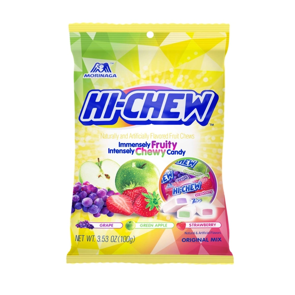 Airheads Original Mix Fruit Hi-Chewy Candy 100 g (Pack of 6)