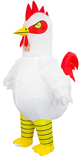 Inflatable Chicken Costume Adult, Blow up Rooster Costumes Ride On Chicken Costume Halloween Funny Costume Cosplay Party Easter