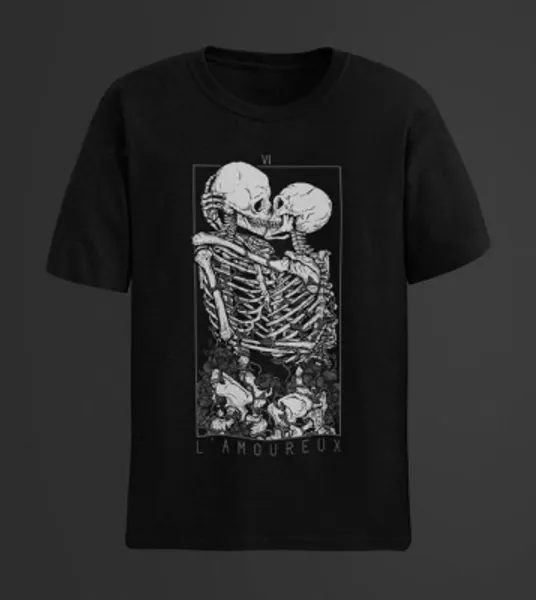 The Lovers Gothic Unisex Tshirt Grunge Goth Shirt Pastel Goth - Etsy Canada