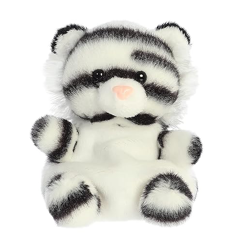 Aurora® Adorable Palm Pals™ Kira White Tiger™ Stuffed Animal - Pocket-Sized Play - Collectable Fun - White 5 Inches