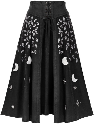 Celestia Maxi Overskirt | Regular / M / Black Midnight
