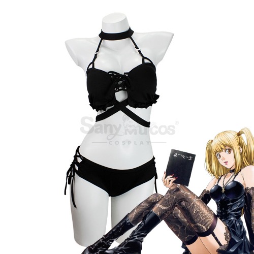 Anime Death Note Cosplay Misa Amane Bikini Swimsuit Cosplay Costume - XL