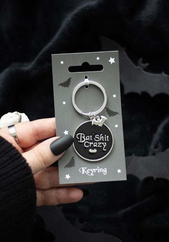 Round Bat Shit Crazy | KEYRING | Default Title