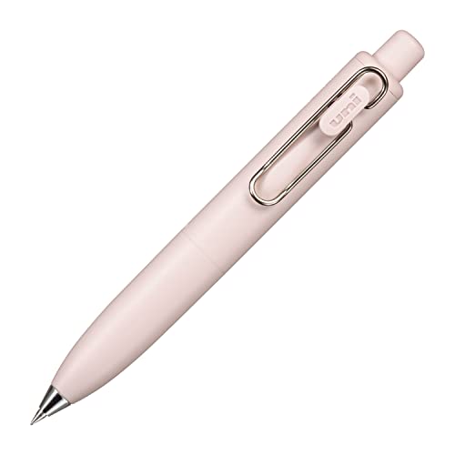 Mitsubishi Pencil Uni-Ball One P UMNSP38.13 Gel Ballpoint Pen, 0.01 inches (0.38 mm), Peach - pink