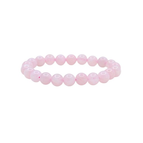 Rose Quartz Heart Chakra Gemstone Bracelet - 8mm - One size fits all