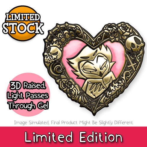 Heart Frame Pin - Stolas - Oversized 3D Enamel Pin *PRE-ORDER* | Default Title