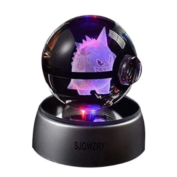 SJQWZRY 3D Crystal LED Night Light,7 Colors Gradual Changing Table Lamp for Holiday Gifts or Home