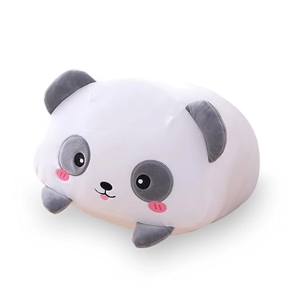AIXINI 35.5 inch Cute Panda Plush Stuffed Animal Cylindrical Body Pillow,Super Soft Cartoon Hugging Toy Gifts for Bedding, Kids Sleeping Kawaii Pillow
