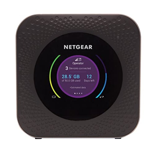 Netgear Nighthawk MR1100 4G LTE Mobile Hotspot Router (AT&T GSM Unlocked)(Steel Gray) - Hotspot 4G LTE 1 Gbits/s