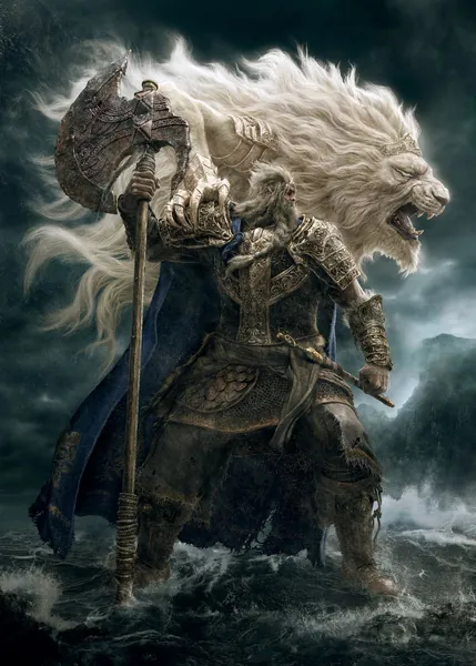 Elden Ring Godfrey Displate Poster