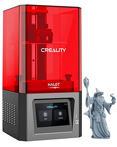 Creality Official HALOT-ONE (CL-60) Resin 3D Printer with Precise Intergral Light Source, WiFi Control and Fast Printing,Dual Cooling & Filtering System, Assembled Out of The Box - Halot One