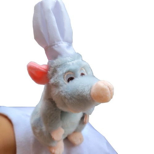 Ratatouille Chef Remy Magnetic Shoulder Plush Toy - 