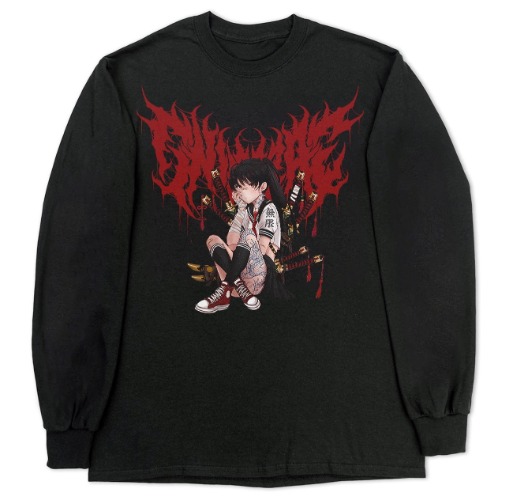 Shinigami L/S Tee - SMALL