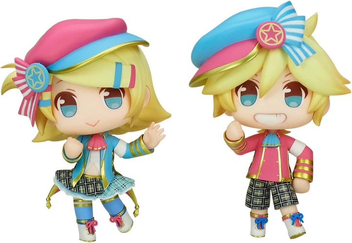 Piapro Characters - Trading Mini Figure Series - Kagamine Rin - Kagamine Len (Emontoys) - Brand New
