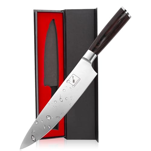 imarku Japanese Chef Knife - Sharp Kitchen Knife 8 Inch Chef's Knives HC Steel Paring Knife, Christmas Gifts for Women and Men, Gifts for Mom or Dad, Kitchen Gadgets with Premium Gift Box - 8-Inch Chef Knife