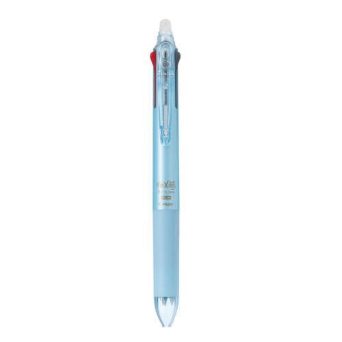 Japanese Pilot FriXion Erasable Tricolor Pen - Sky Blue