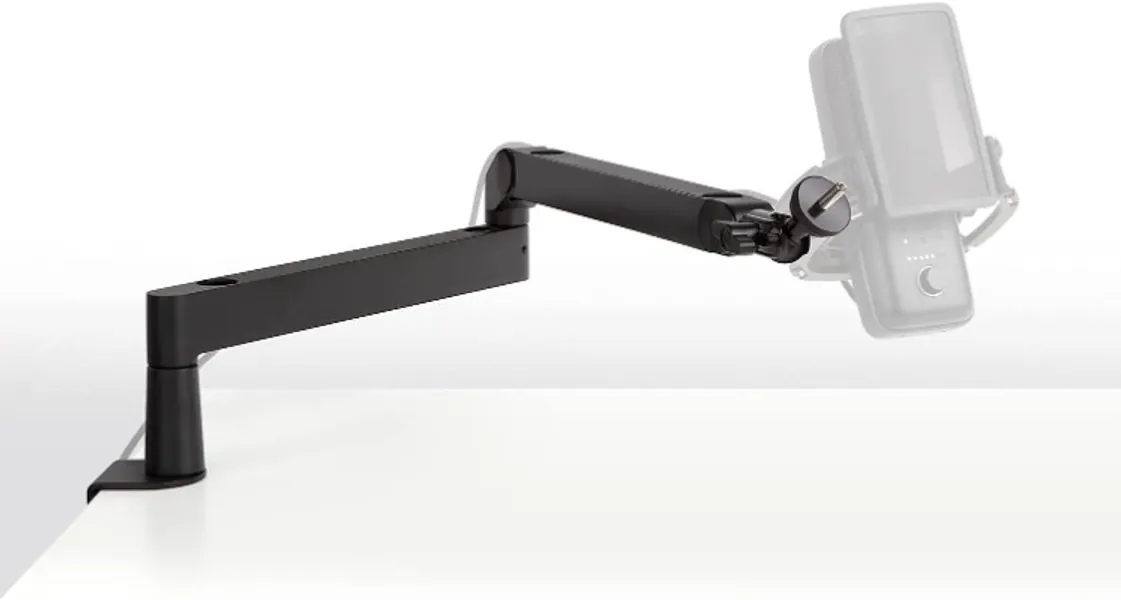 Elgato Wave Mic Arm LP - Premium Low Profile Microphone Arm with Cable Management Channels, Desk Clamp, Versatile Mounting and Fully Adjustable, Perfect for Podcast, Streaming, Gaming, Home Office
