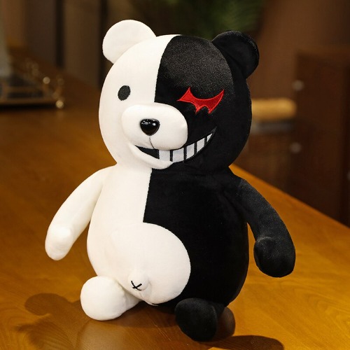 Monokuma & Mononi Plushies (3 VARIANTS, 2 SIZES) - Monokuma / 14" / 35 cm