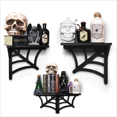 2 PC Spider Web Floating Shelves