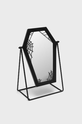 Coffin Vanity Mirror | One Size / Black / 70% Iron 30% Mirrored Glass