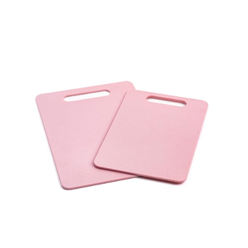 GreenLife 2 Piece Cutting Board Kitchen Set, Dishwasher Safe, Extra Durable, Soft Pink