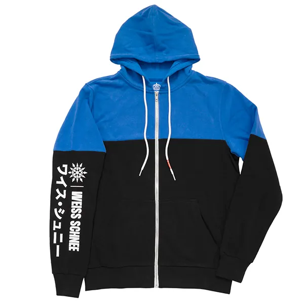 RWBY Weiss Schnee Streetwear Zip Hoodie | 2XL