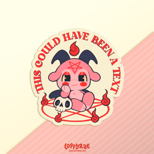 "Coulda Been a Text" Vinyl Sticker